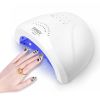 Nail Lamp 48W UV Light LED Nail Dryer UV LED Gel Nail Lamp Arched Shaped Lamps for Nail Art Perfect Thumb Drying Solution