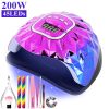 UV LED Lamp For Nails Drying Manicure Lamp Nail Dryer For Gel Polish Professional Cabin Led Lamp Nail Art Salon Tool