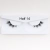 1Pair Mink Half Lashes Soft Thick Eye End Lengthening Faux Eyelashes Natural Long Handmade Eyelash Cross Curl 3D Lash For Makeup