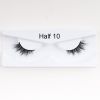 1Pair Mink Half Lashes Soft Thick Eye End Lengthening Faux Eyelashes Natural Long Handmade Eyelash Cross Curl 3D Lash For Makeup