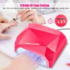 36W UV LED Lamp Nail Polish Dryer 15 LEDs Fingernail Toenail Gel Curing Machine Nail Art Painting Salon Tools Set US Plug