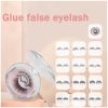 1Pair Glue-free False Eyelashes Wispy Natural Lashes Long Eyelash Self-adhesive Lash Extension Reusable Handmade Lash For Makeup