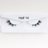 1Pair Mink Half Lashes Soft Thick Eye End Lengthening Faux Eyelashes Natural Long Handmade Eyelash Cross Curl 3D Lash For Makeup